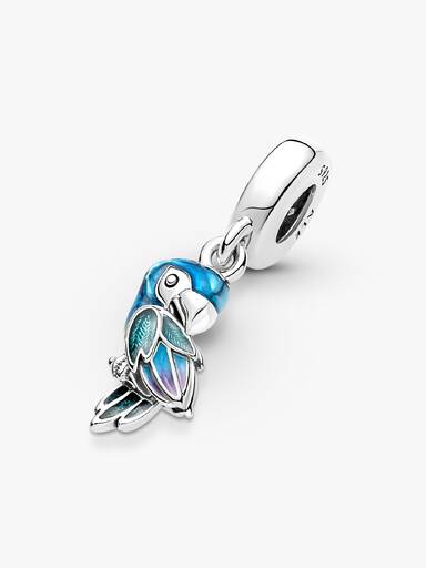 Charm Pendente Loro Del Paraíso Selvático