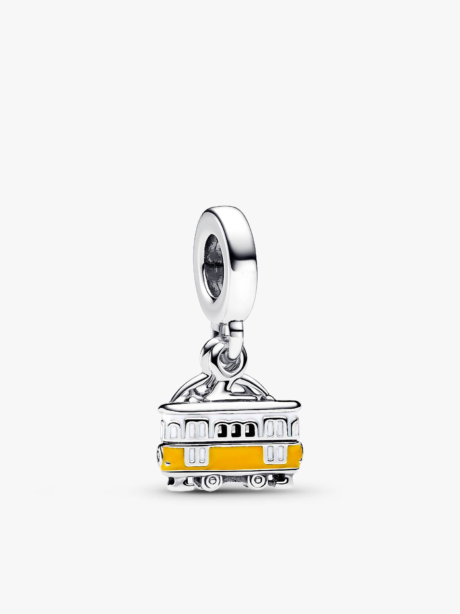 Charm Pendente Duplo Bonde de Lisboa Gravável