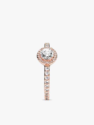 Anel Clássico Sparkle Halo