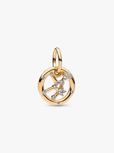 Charm Pendente do Zodíaco de Virgem