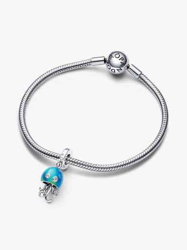 Charm pendente de medusa que muda de cor