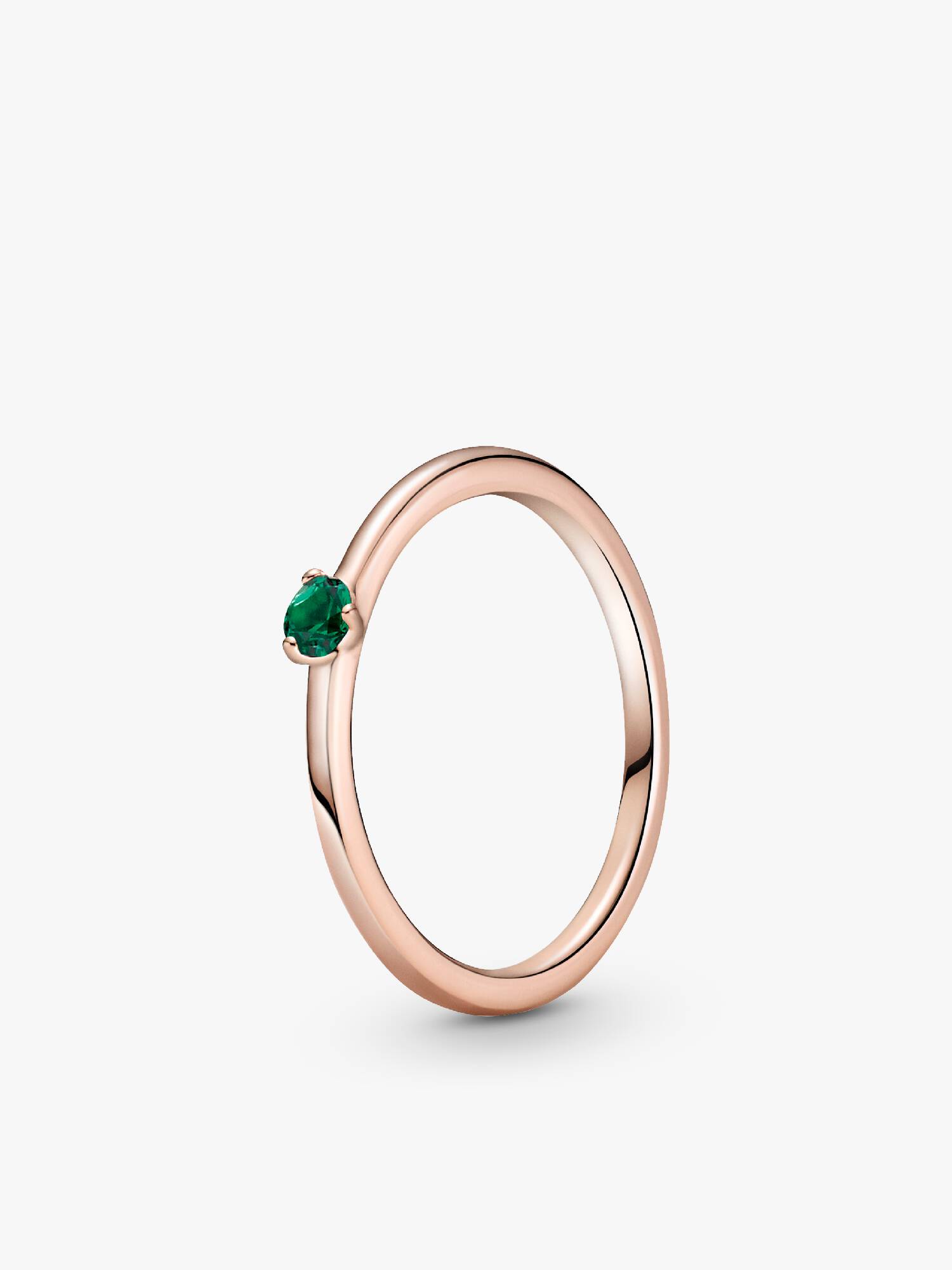 Anel Solitario Verde