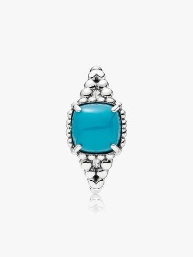 Anel Vibrant Spirit, Scuba Azul Cristal