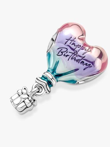 Charm Balão de Ar Quente de Feliz Aniversário