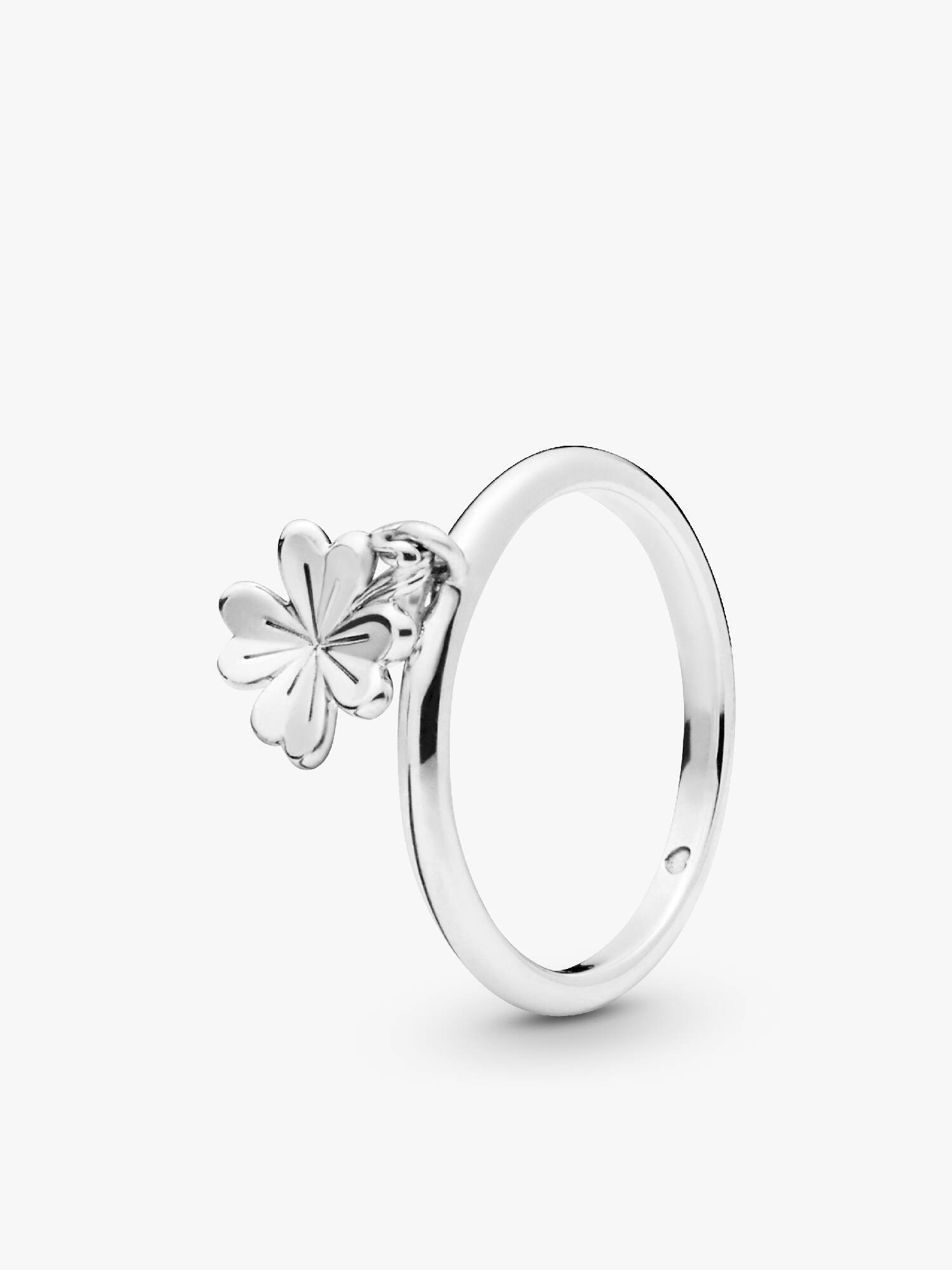 Anel Dangling Four-leaf Clover