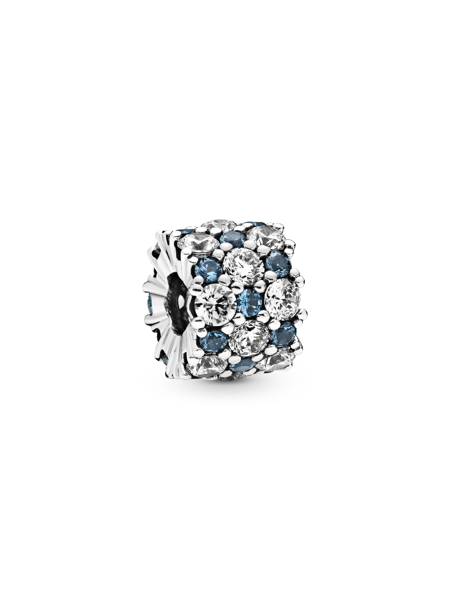 Charm Brilho Azul e Transparente