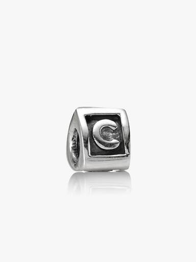 Capital C silver charm
