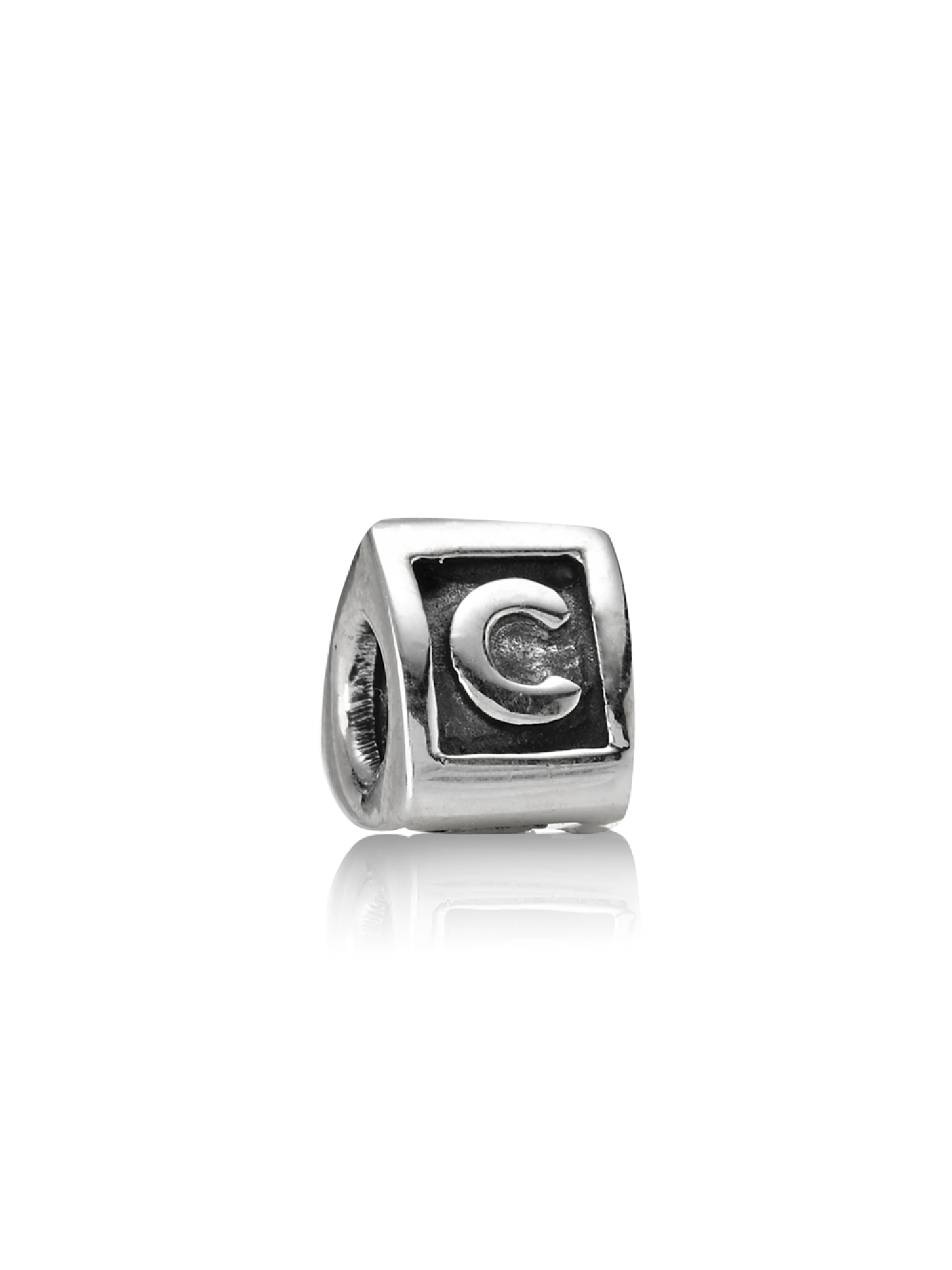 Capital C silver charm