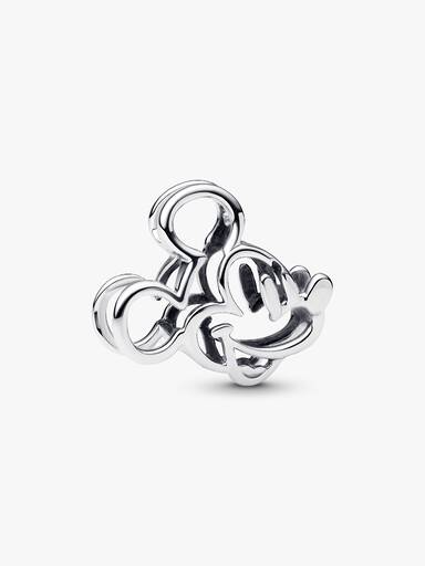 Charm Vazado do Mickey Mouse da Disney.