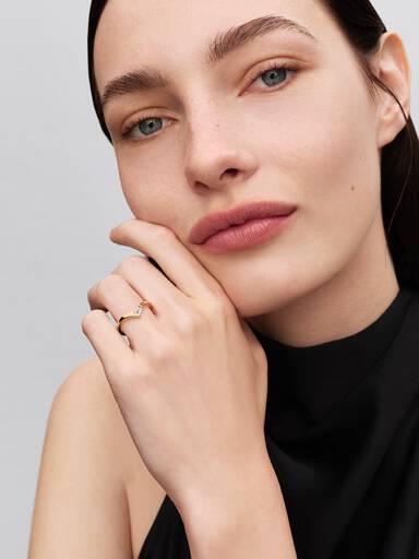 Anel Tiara Baguette