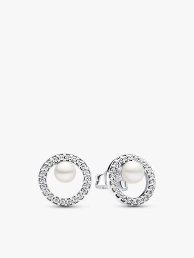 Conjunto em Pavé e Pérola Cultivada