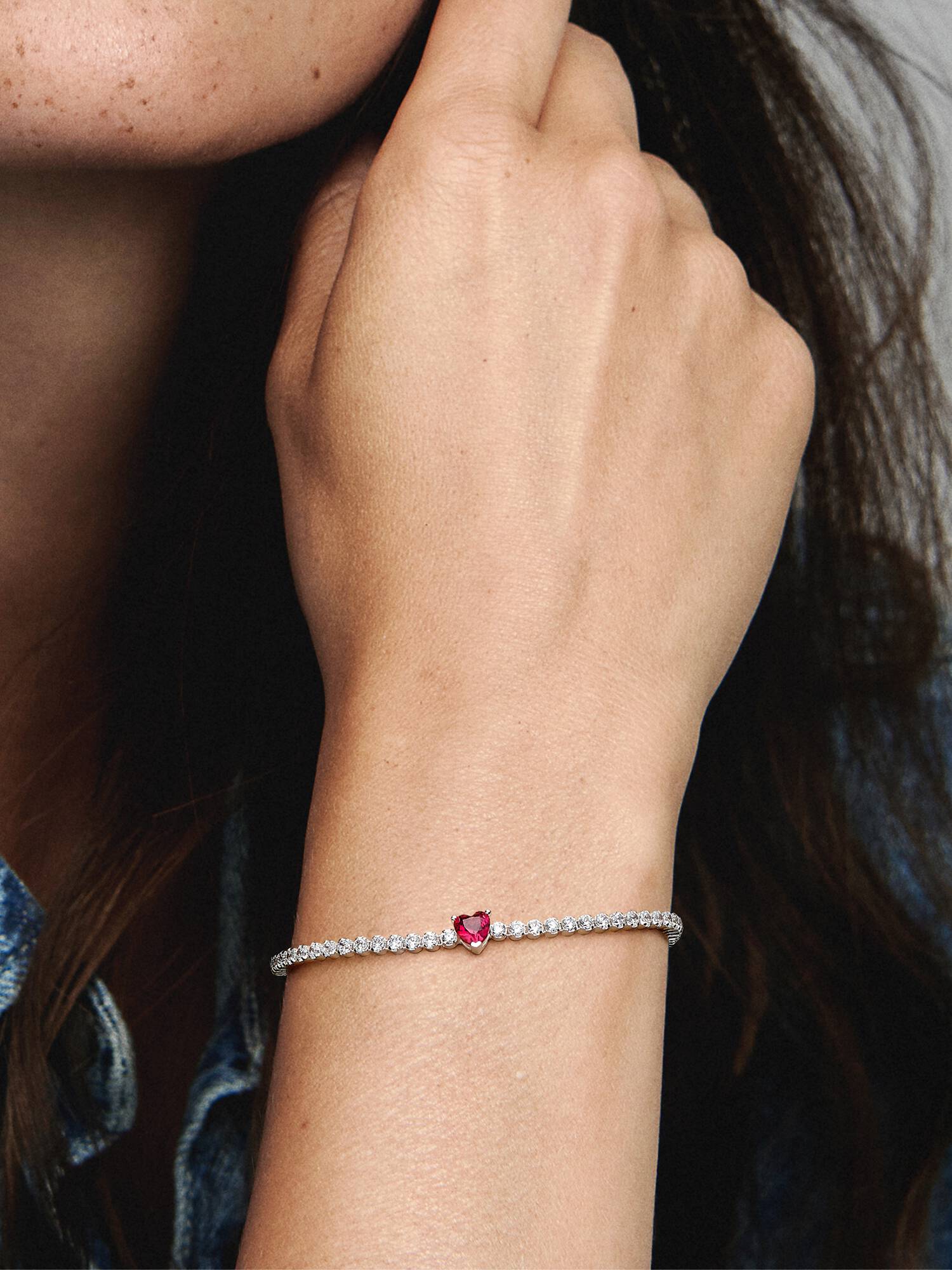 Pulseira Riviera Coração Brilhante