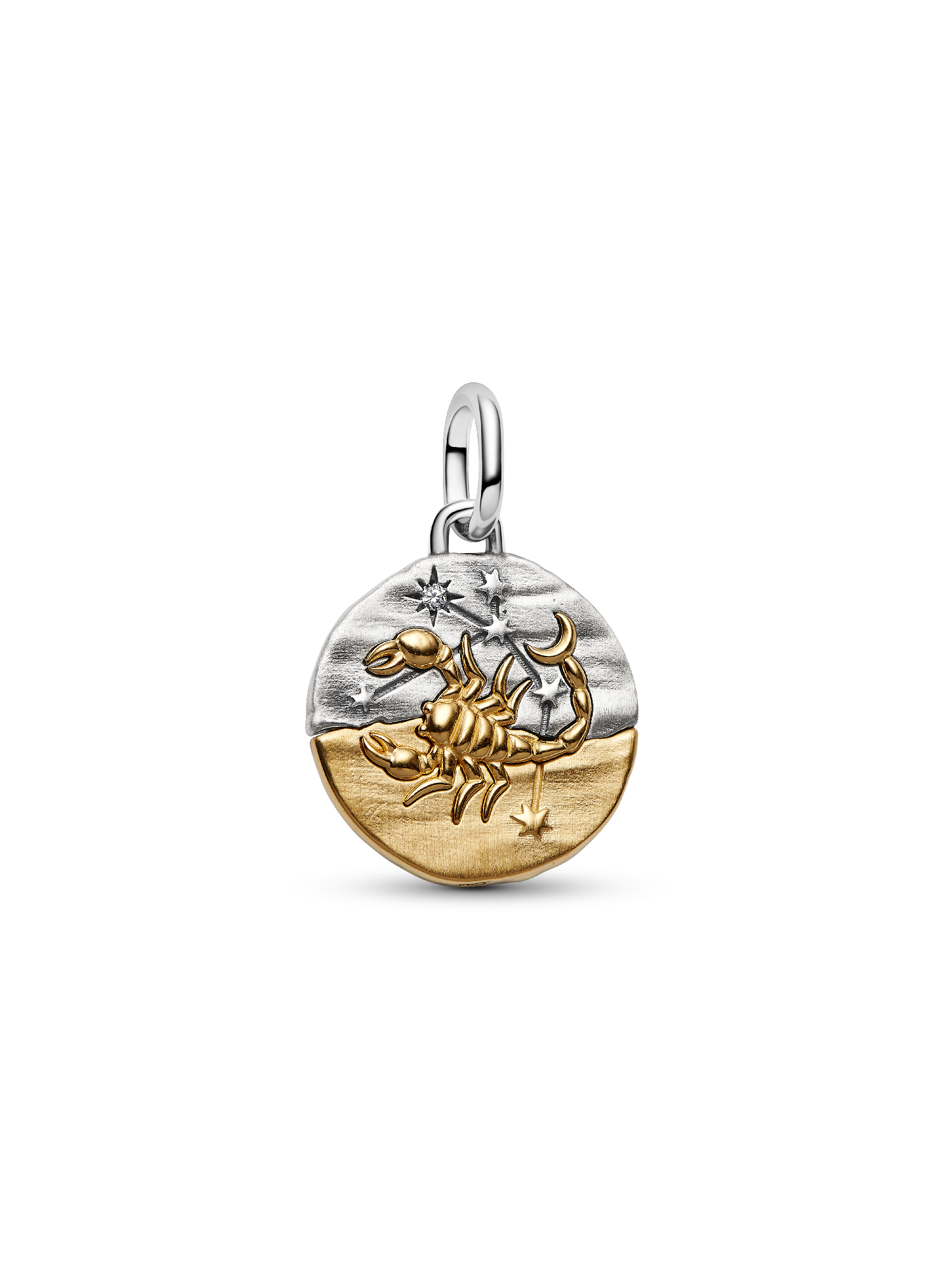 Charm Medalhão do Zodíaco do signo de Escorpião