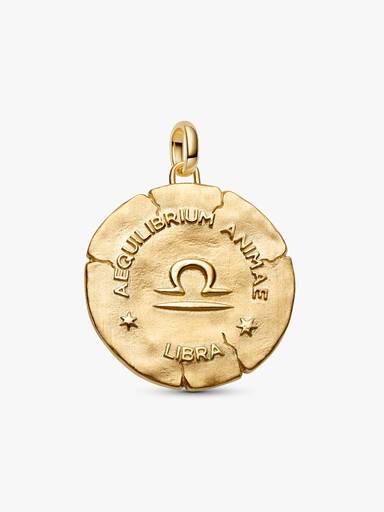 Charm Medalhão Maxi do Zodíaco Signo de Libra