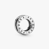 PANDORA Reflexions logo silver clip charm PANDORA Reflexions logo silver clip charm