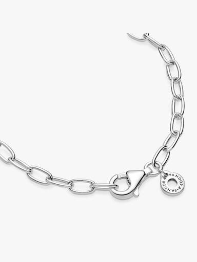 Sterling silver link necklace