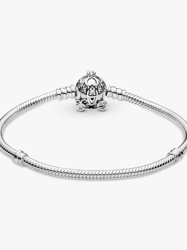 Pulseira com Fecho de Carruagem da Cinderela Disney