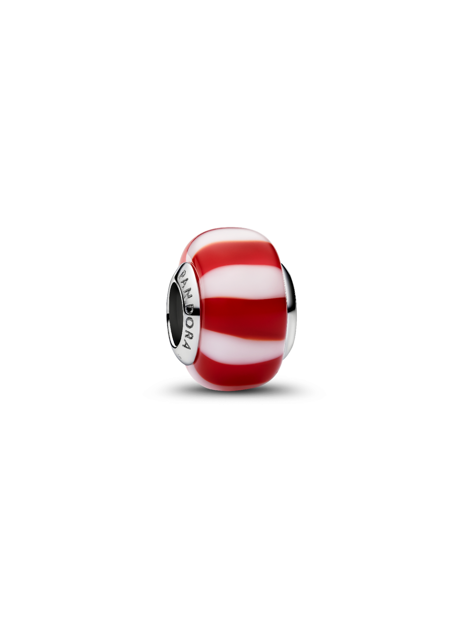 Charm de Vidro de Murano com Hortelã-Pimenta Vermelha 