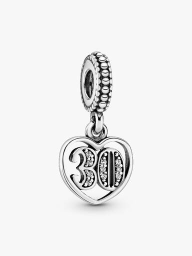 Charm Pendente Aniversário de 30 Anos