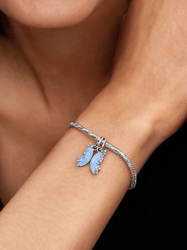 Charm pendente de borboleta divisível