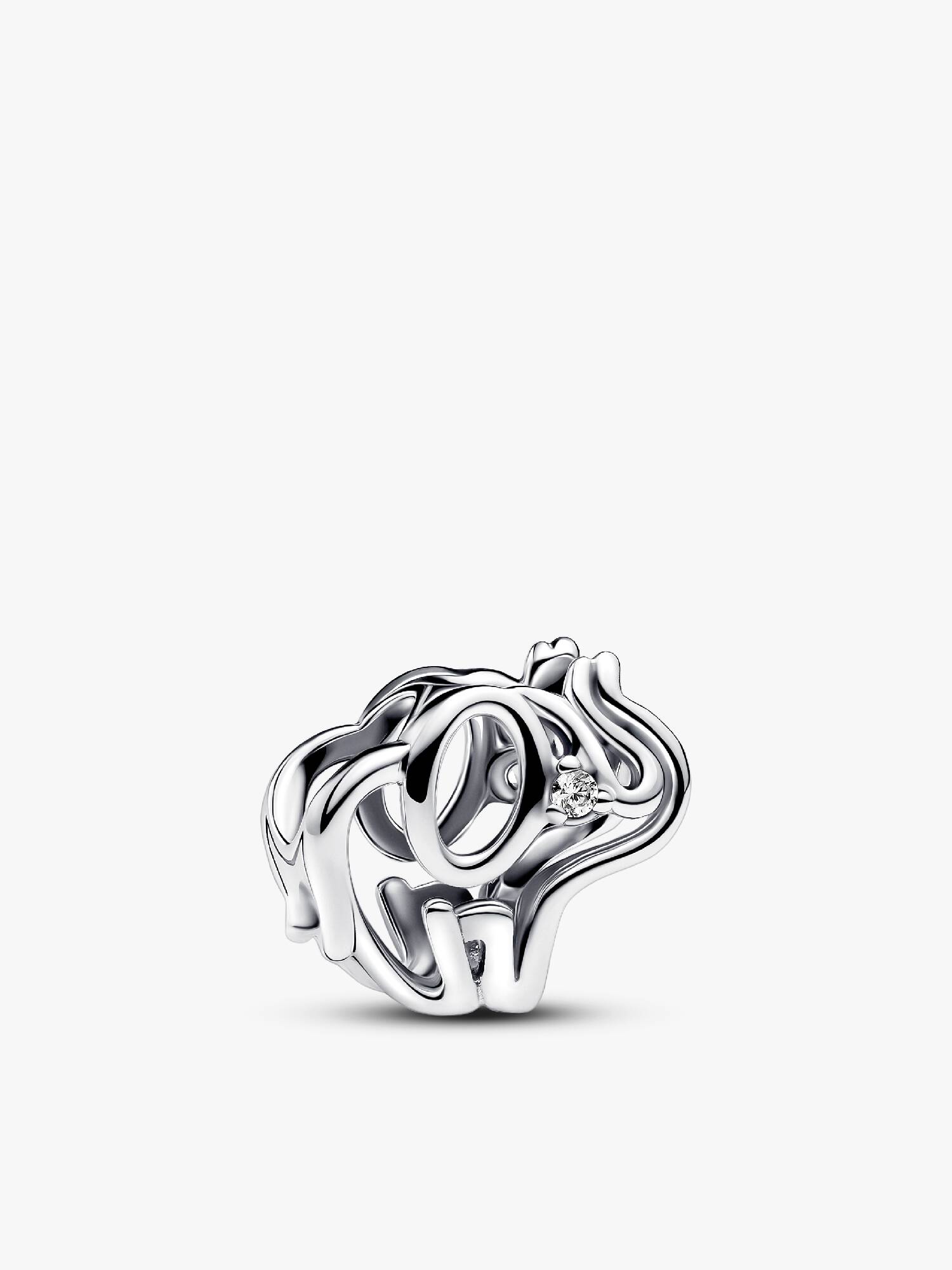 Charm de elefante Vazado