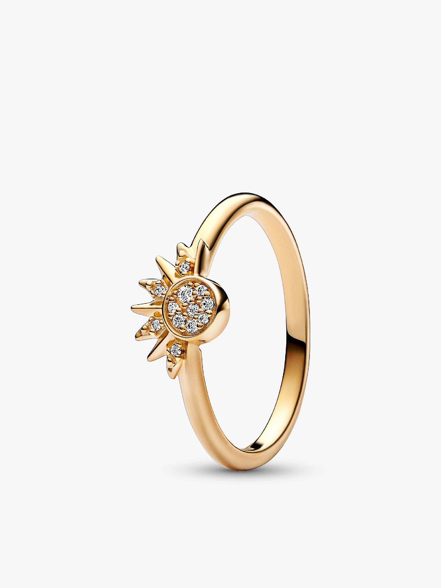 Anel de Sol Brilhante Celestial