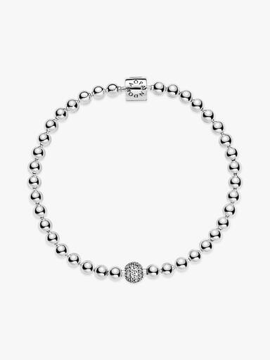 Pulseira Esferas Brilhante