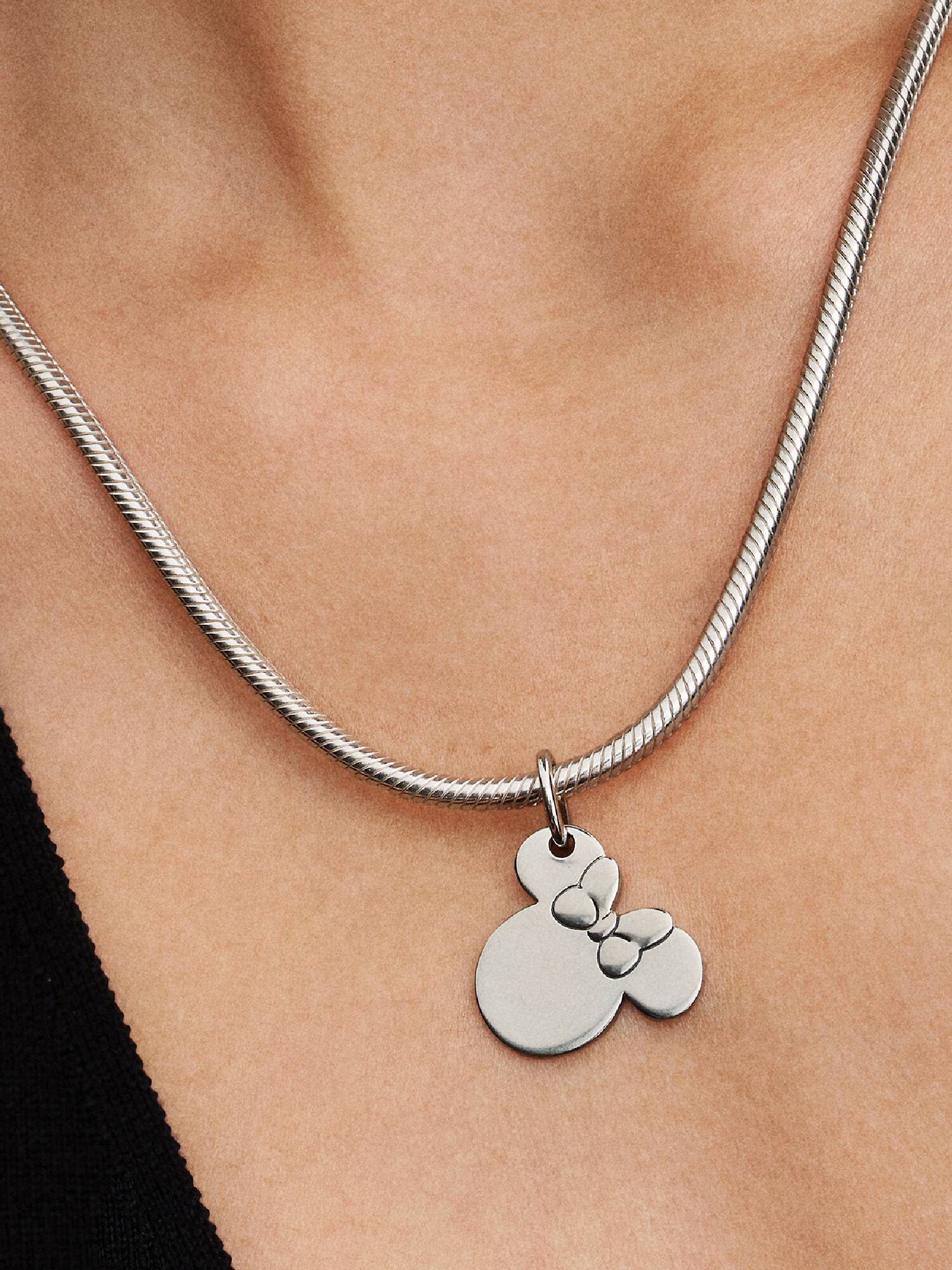 Charm pendente gravável da Disney Minnie Mouse