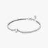 Pulseira Riviera de Coração Brilhante Pulseira Riviera de Coração Brilhante