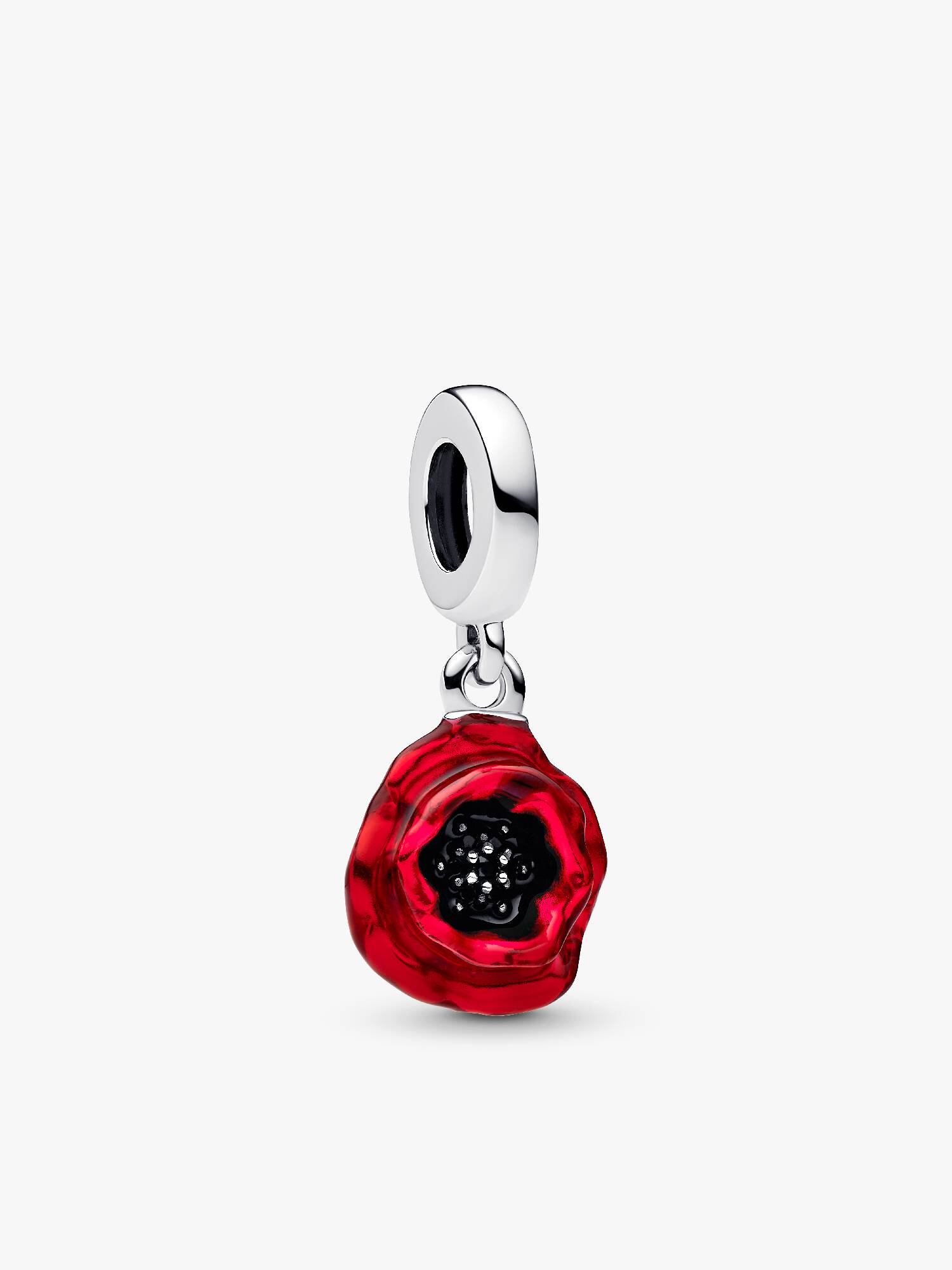Charm Pendente Papoula Vermelha