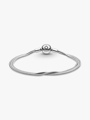 Pulseira Múltiplas Correntes Snake Pandora Moments