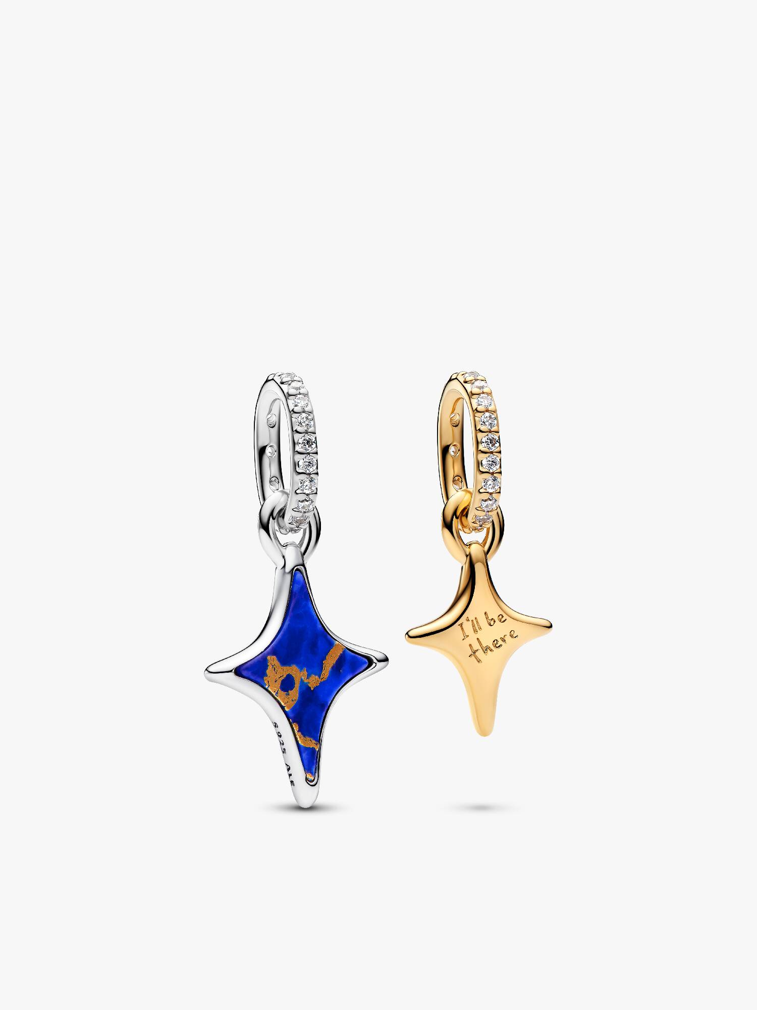 Charm Pendente Duplo de Estrelas Divisíveis