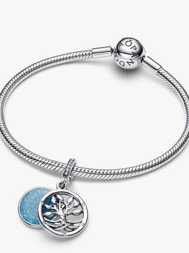 Charm Pendente Duplo Árvore do Infinito que Brilha no Escuro