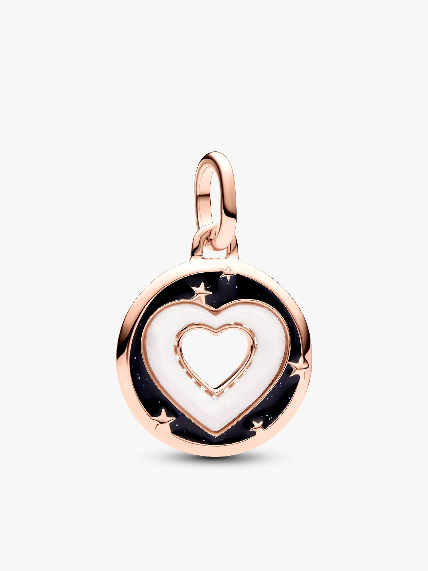 Charm Medalhão Corações Pandora ME