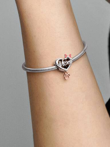 Charm Coração de Mamá com Minnie Mouse de Disney