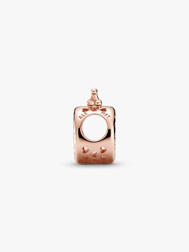 Crown O 14k rose gold-plated charm