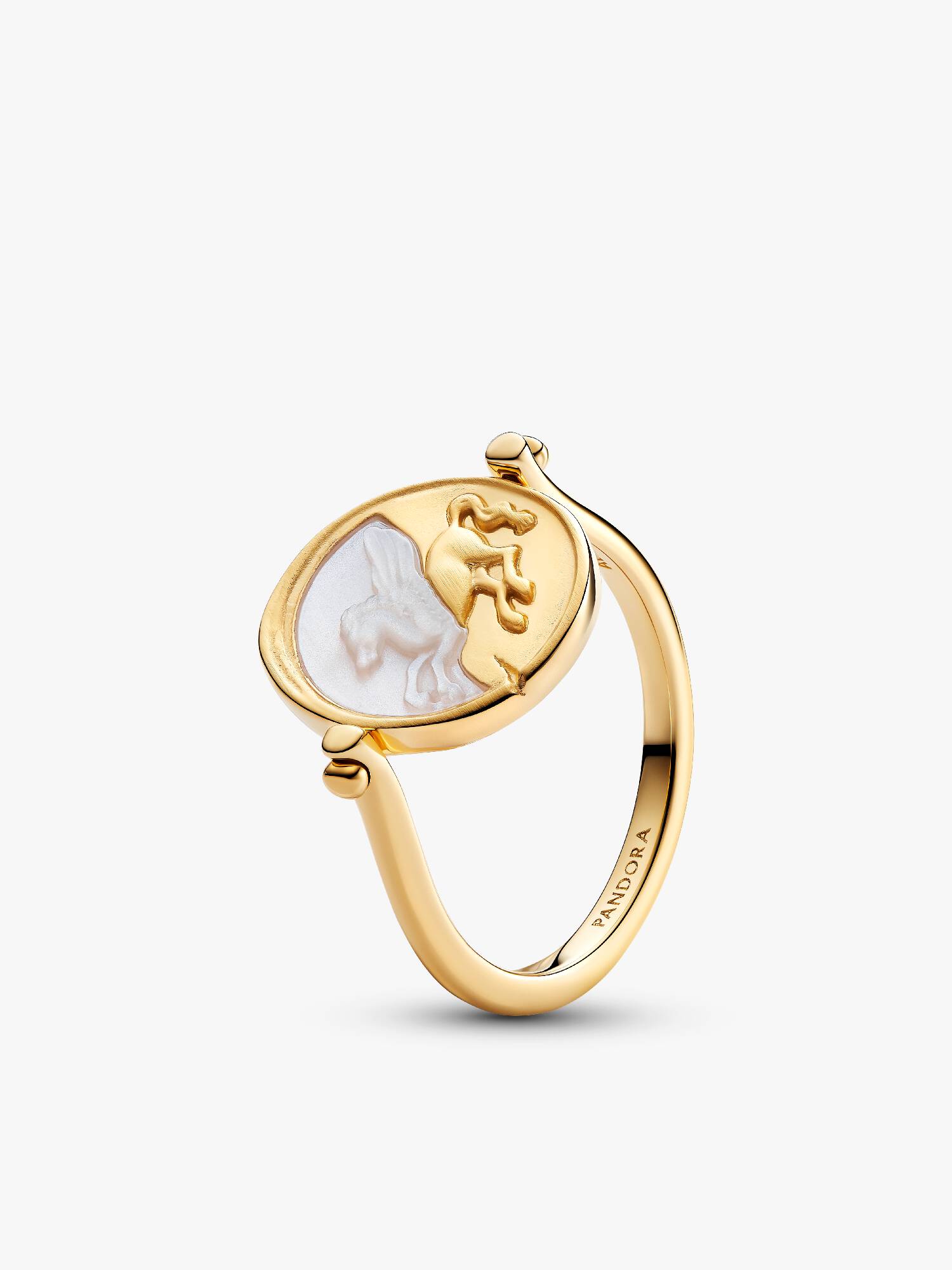Anel Medalhão Reversível Pegasus 