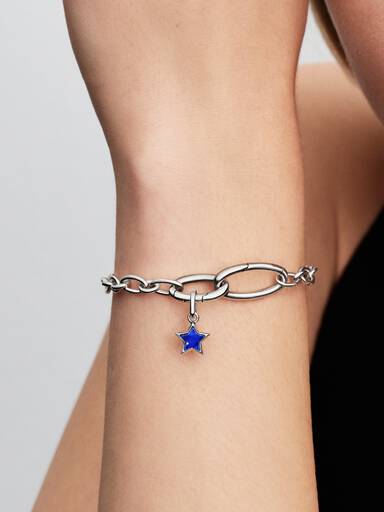 Mini Charm Pendente Estrela Azul Pandora Me