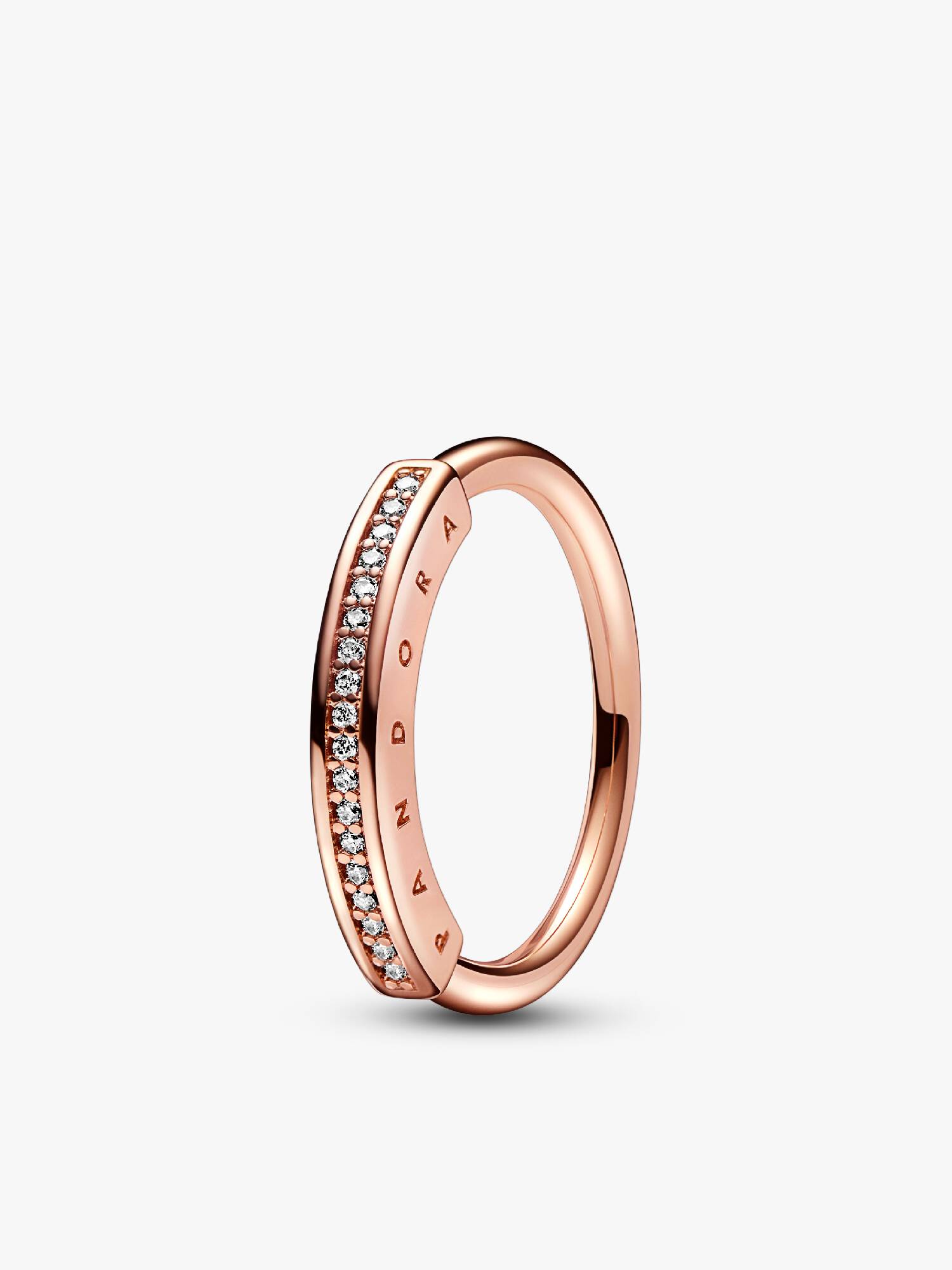 Anel I-D En Pavê Pandora Signature