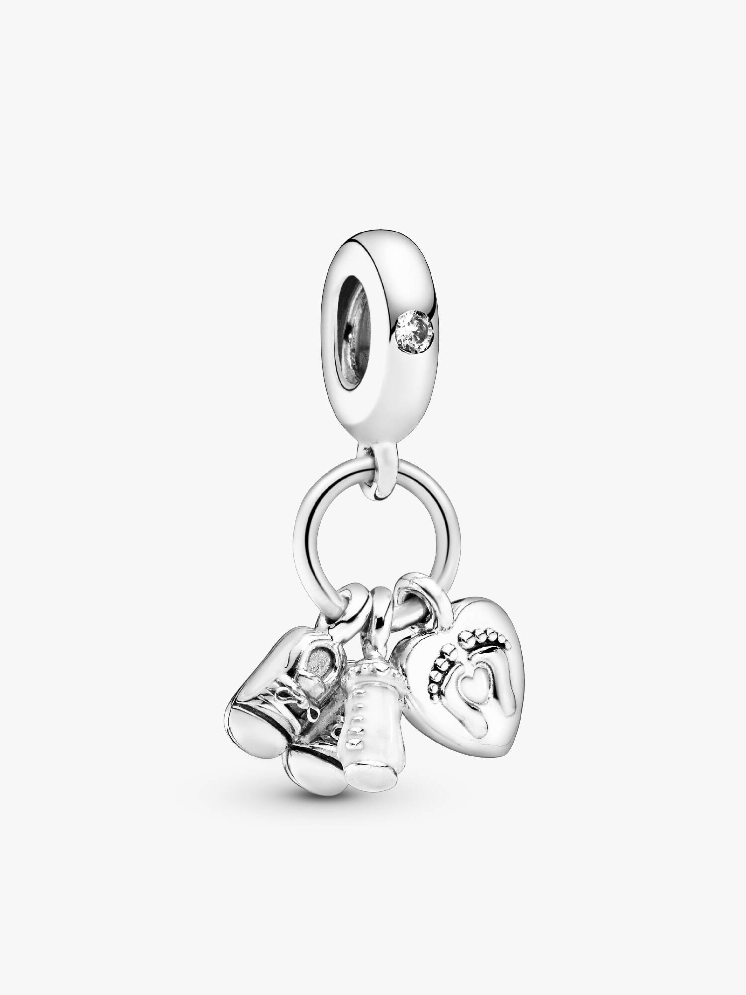 Charm Pendente Mamadeira e Sapatos