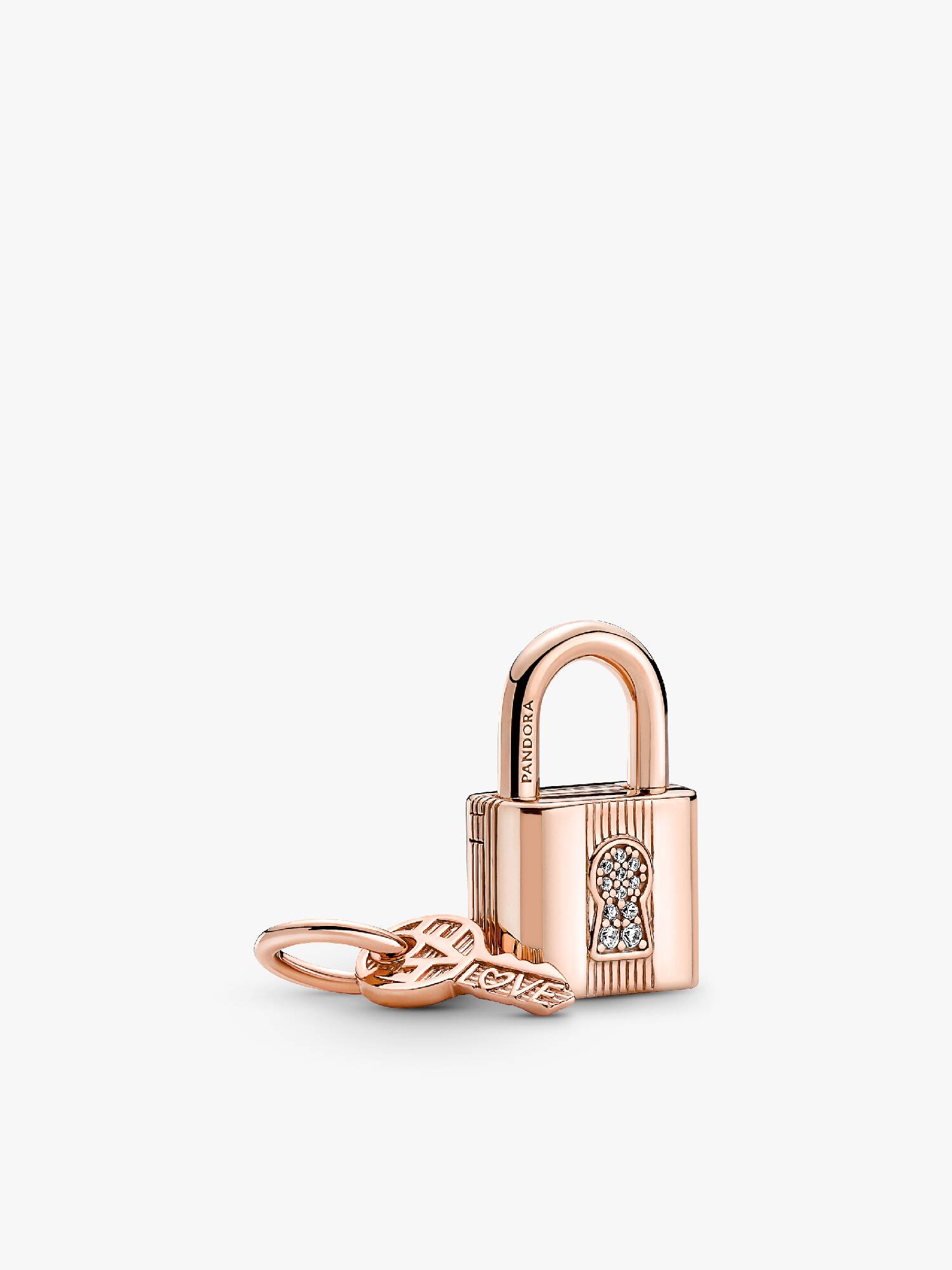 Charm Pendente Divisível Cadeado e Chave