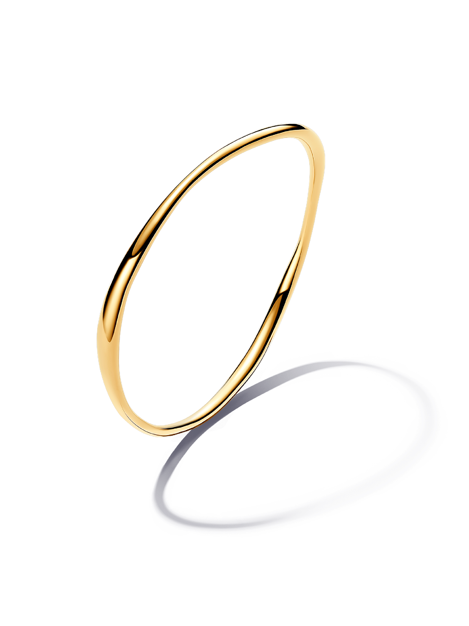 Bracelete Rígido em Forma Orgânica