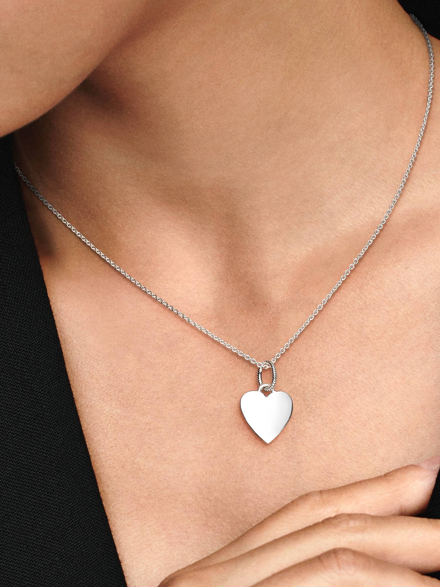 Charm Pendente de Coração Gravável