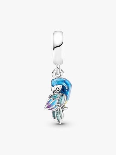 Charm Pendente Loro Del Paraíso Selvático