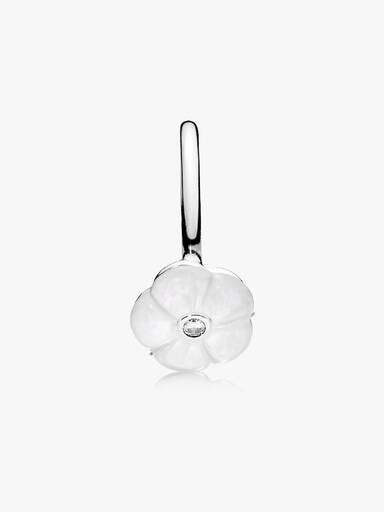 Anel Luminous Florals, Mãe-of-peral e Zircônia Cúbica Transparente