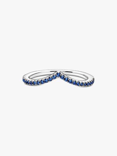 Anel Deseo Brilhante Azul Pandora Timeless