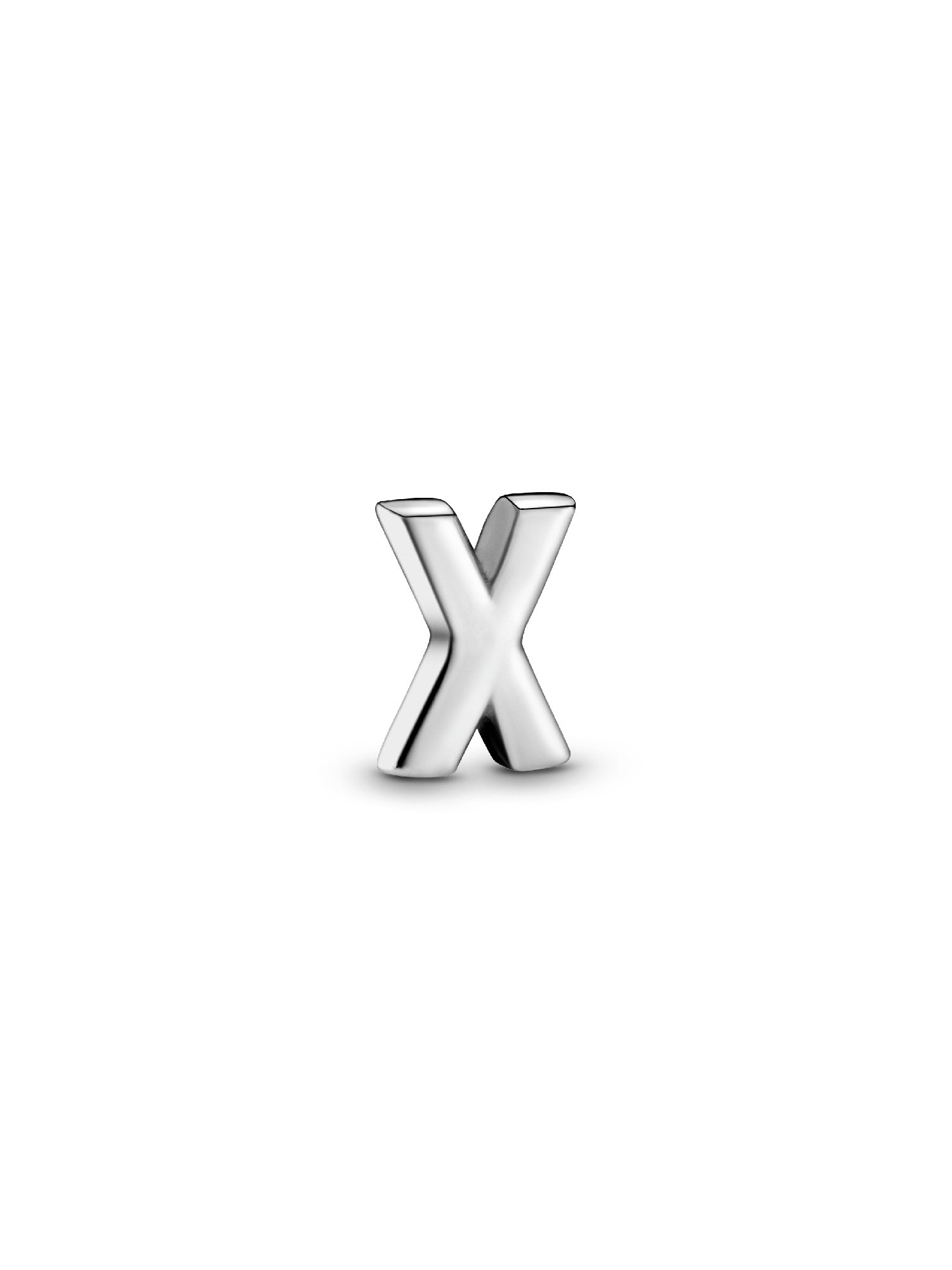 Letter X silver petite element