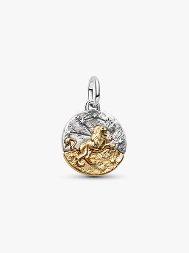 Charm Medalhão do Zodíaco do signo de Leão