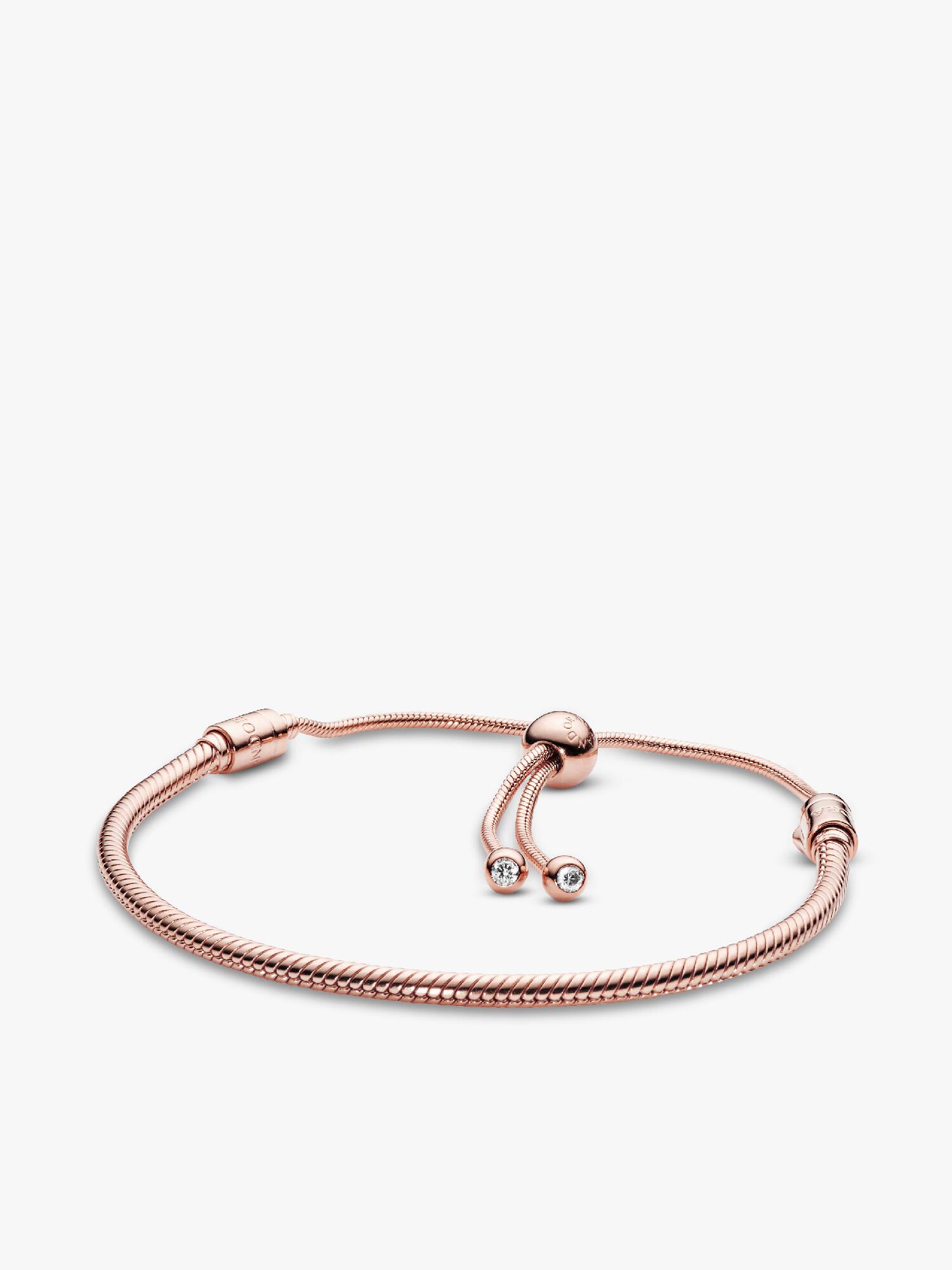 Pulseira Corrente Snake Fecho Deslizante Pandora Moments