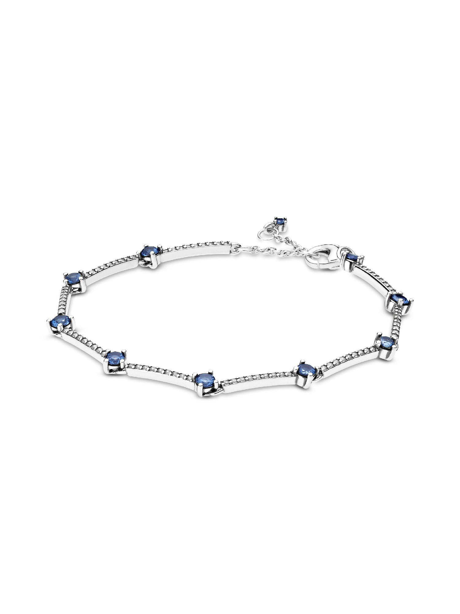 Braceletee Barras de Pavê Deslumbrante